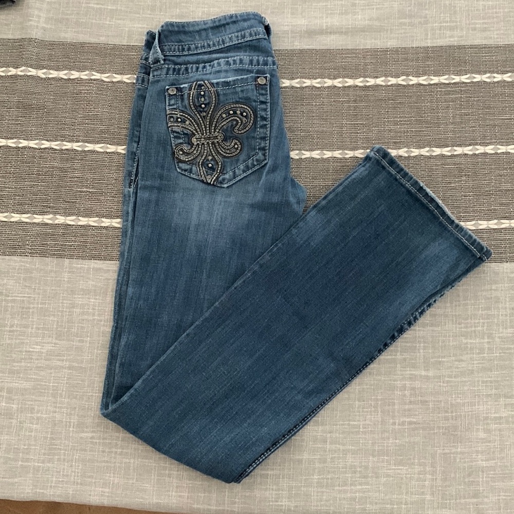 Brand: miss me size: 27 color: blue